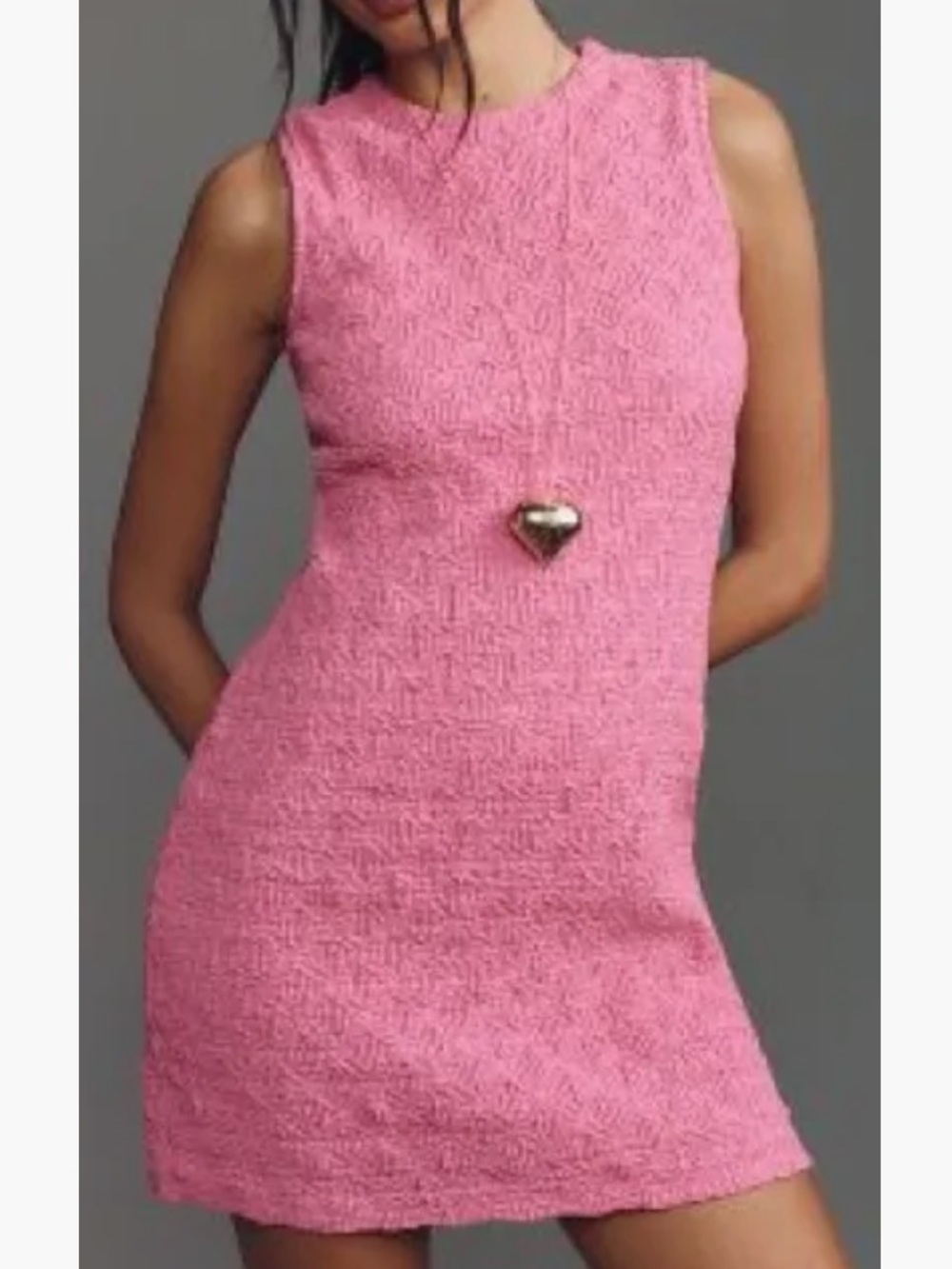 Anthopologie | Porridge Textured Slim Knit Mini Dress